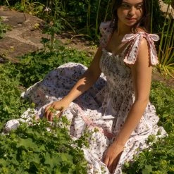 Flora Sardalos Patmos Dress - Almond Blossom Womenswear