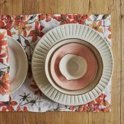 Thyme Ceramics Heart Bowl With Gold Rim 9 Thyme Ceramics Heart Bowl With Gold Rim