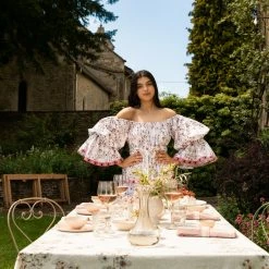 Flora Sardalos Womenswear Amargos Dress - Almond Blossom