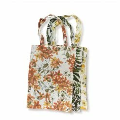 Bertioli By Thyme Bags & Baskets Fern Printed Linen Book Bag