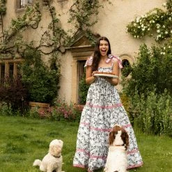 Flora Sardalos Patmos Dress - Olive Womenswear