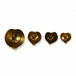 Thyme Ceramics Shiny Gold Heart Bowl 7 Thyme Ceramics Shiny Gold Heart Bowl