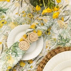 Bertioli By Thyme Table Linens Buttercup Linen Napkin 8 Bertioli By Thyme Table Linens Buttercup Linen Napkin