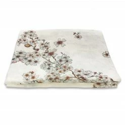 Bertioli By Thyme Almond Blossom Border Linen Table Cloth