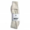 Genevieve Sweeney Accessories Alpaca Boot Socks With Cream Embroidered Thyme Sprig