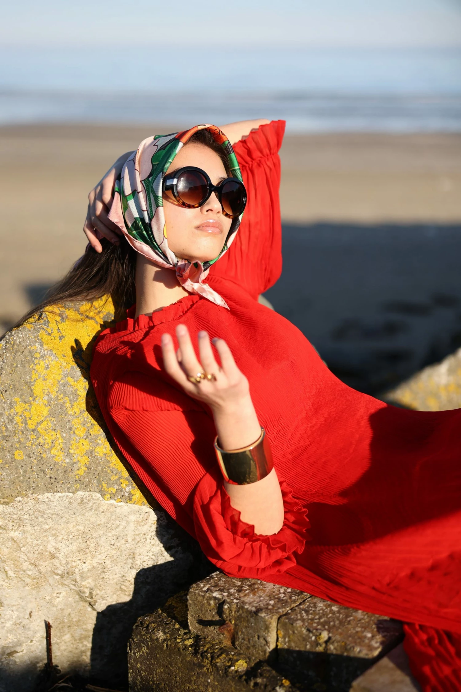 Tidings Silk Scarf - Bloom With Grace 5 Tidings Silk Scarf - Bloom With Grace