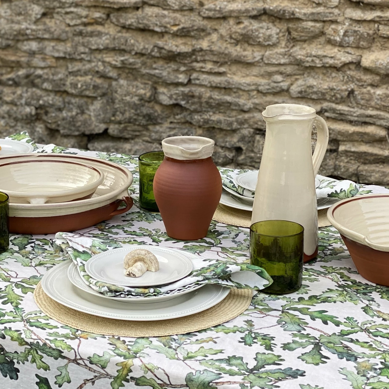 Thyme Small Farmhouse Jug - White 5 Thyme Small Farmhouse Jug - White