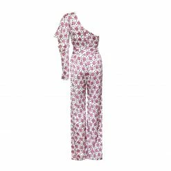 Seren Bibi Jumpsuit In Polka Dot Floral