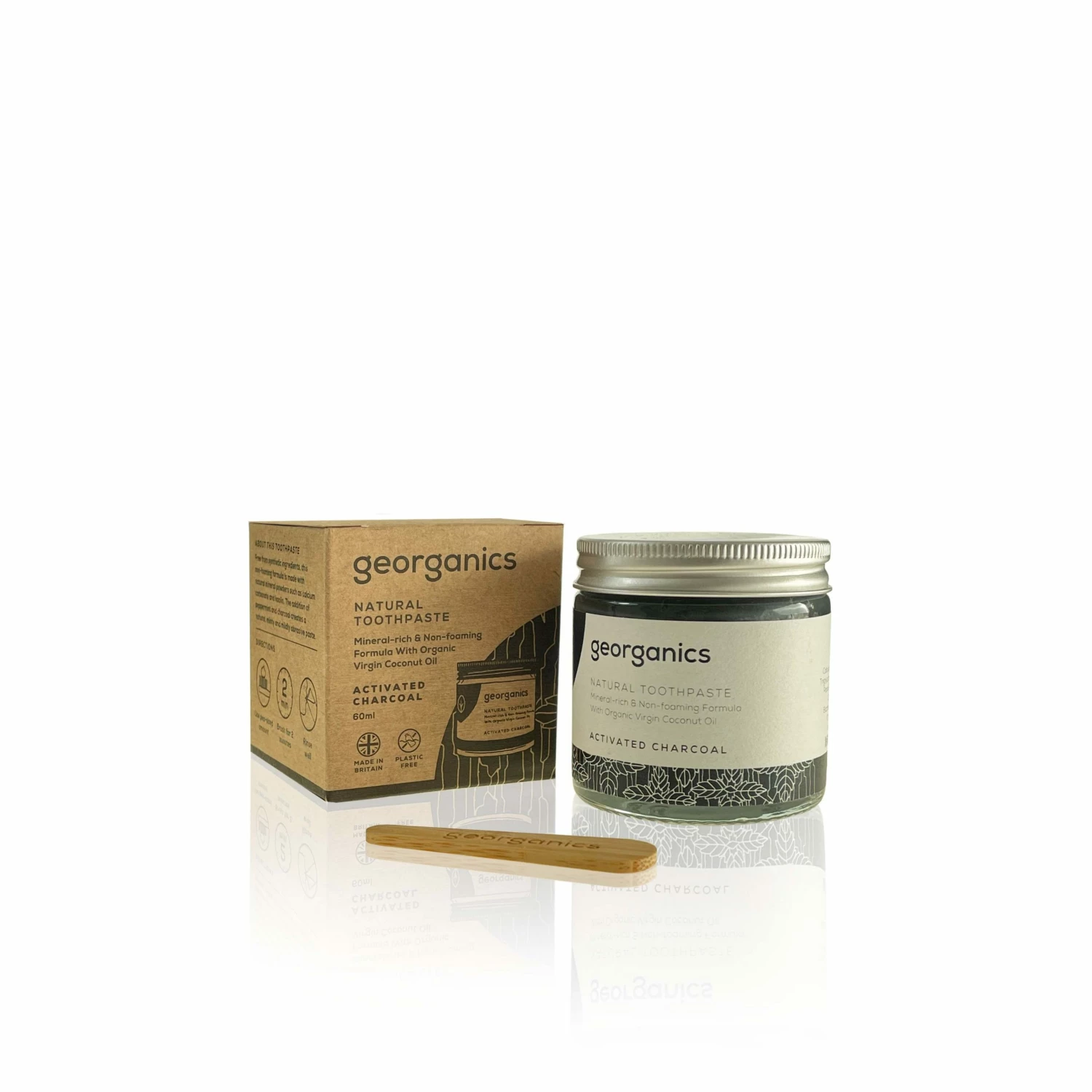 Georganics Wash Care & Washbags Natural Mineral Toothpaste Charcoal 3 Georganics Wash Care & Washbags Natural Mineral Toothpaste Charcoal