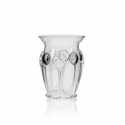 Thyme Glassware Dot Vase In Clear