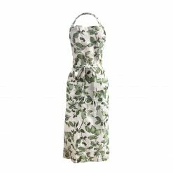 Bertioli By Thyme Aprons Cobnut Printed Linen Apron