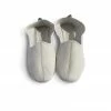 Thyme Accessories Leather Slippers In White 2 Thyme Accessories Leather Slippers In White