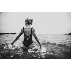 Davy J Classic Swimsuit - Black