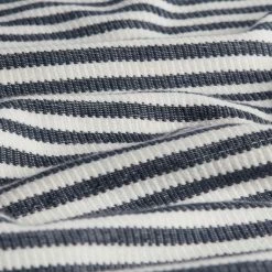 Wax London Stripe T-shirt - Navy/Ecru Menswear