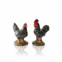Quail Muran Hen & Cockerel Salt & Pepper Shakers