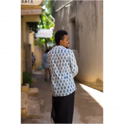 Wild Rose Menswear Block Printed Shirt-Ol-Tarakwa 9 Wild Rose Menswear Block Printed Shirt-Ol-Tarakwa