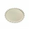 KCHossack Daisy Dinner Plate - White Ceramics
