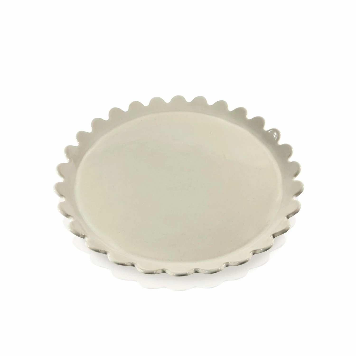 KCHossack Daisy Dinner Plate - White Ceramics 3 KCHossack Daisy Dinner Plate - White Ceramics