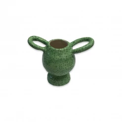 Lomito Ceramic Urn Vase - Green Ceramics
