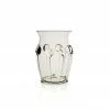 Thyme Glassware Dot Vase In Smoke
