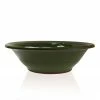Thyme Ceramics Farmhouse Bowl With Text In Green