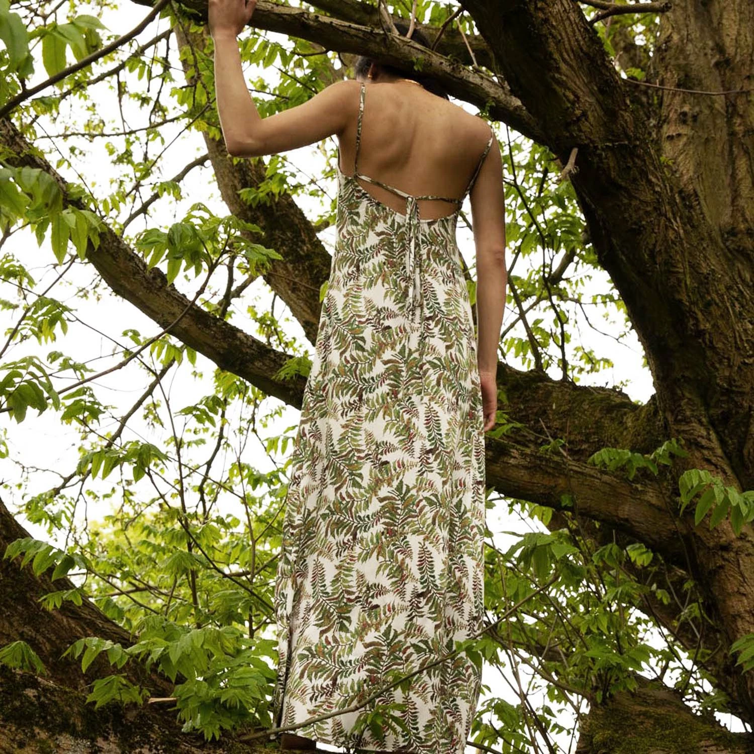 Bertioli By Thyme Silkwear Silk Dress In Fern 4 Bertioli By Thyme Silkwear Silk Dress In Fern