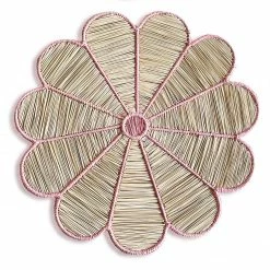 Colombia Collective Conchita Woven Placemat - Rose Pink Placemats