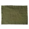Bertioli By Thyme Dark Green Linen Placemat Table Linens