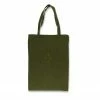 Bertioli By Thyme Embroidered Book Bag In Dark Green Bags & Baskets