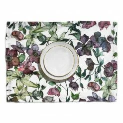 Bertioli By Thyme Hellebore Linen Placemat Table Linens