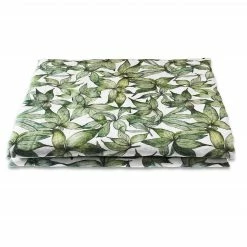 Bertioli By Thyme Hellebore Leaves Linen Table Cloth Table Linens