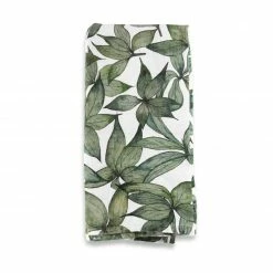 Bertioli By Thyme Table Linens Hellebore Leaves Linen Napkin