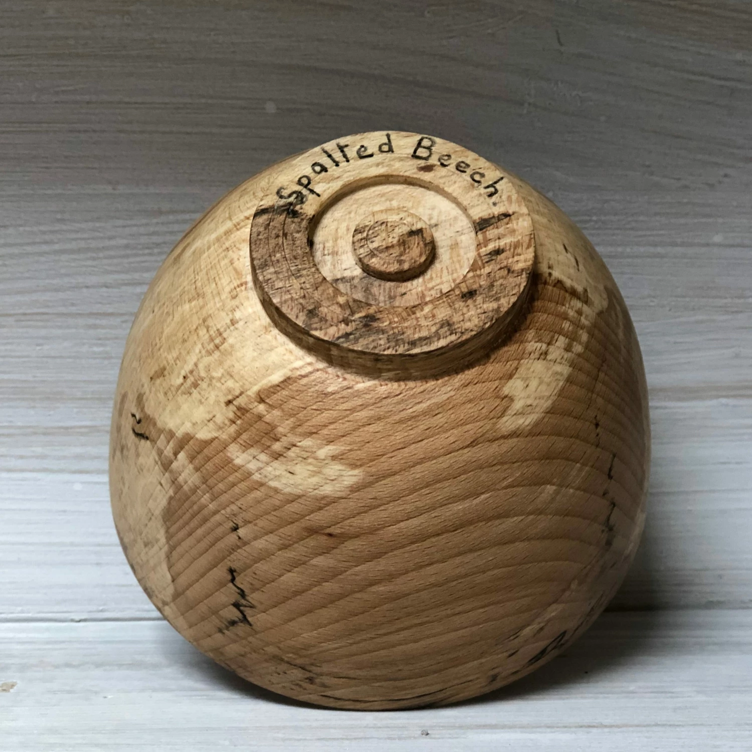 Thyme Hand Turned Wooden Nibble Bowl 6 Thyme Hand Turned Wooden Nibble Bowl