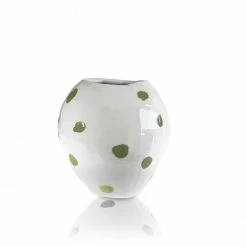 Lomito Vase With Green Dots Vases