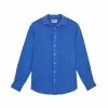 Love Brand Abaco Linen Shirt - Marjorelle Blue Menswear
