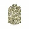 Bertioli By Thyme Silkwear Silk Shirt In Fern With Stripe
