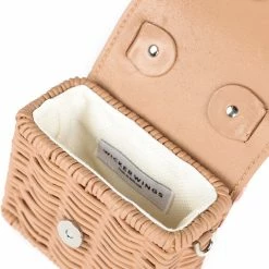 Wicker Wings Micro Babing Bag In Camel
