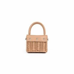 Wicker Wings Micro Babing Bag In Camel
