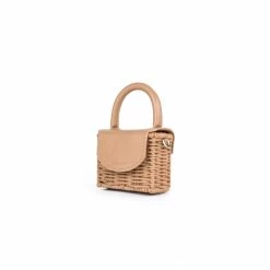 Wicker Wings Micro Babing Bag In Camel