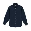 Love Brand Menswear Abaco Linen Shirt - Navy Blue