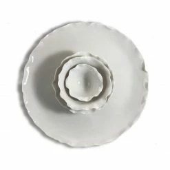 Thyme Ceramics Frilly Dinner Plate