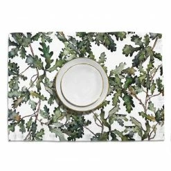 Bertioli By Thyme Table Linens Oak Leaf Linen Placemat