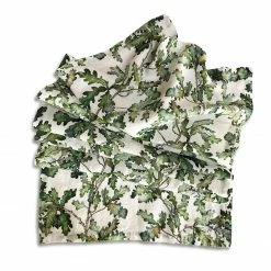 Bertioli By Thyme Table Linens Oak Leaf Linen Table Runner