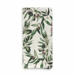 Bertioli By Thyme Olive Linen Napkin Table Linens