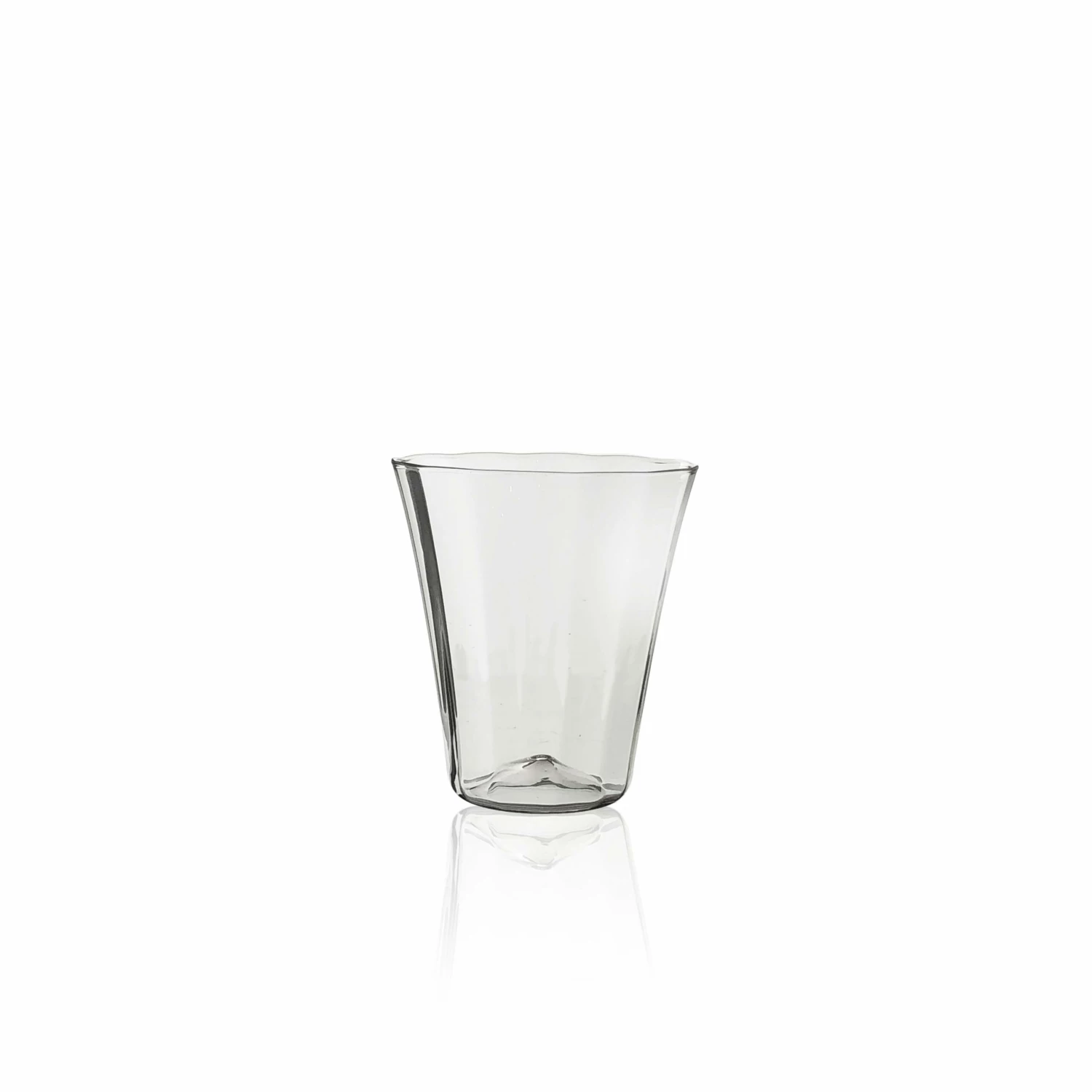 Thyme Drinkware Hand Blown Optic Water Glass 3 Thyme Drinkware Hand Blown Optic Water Glass