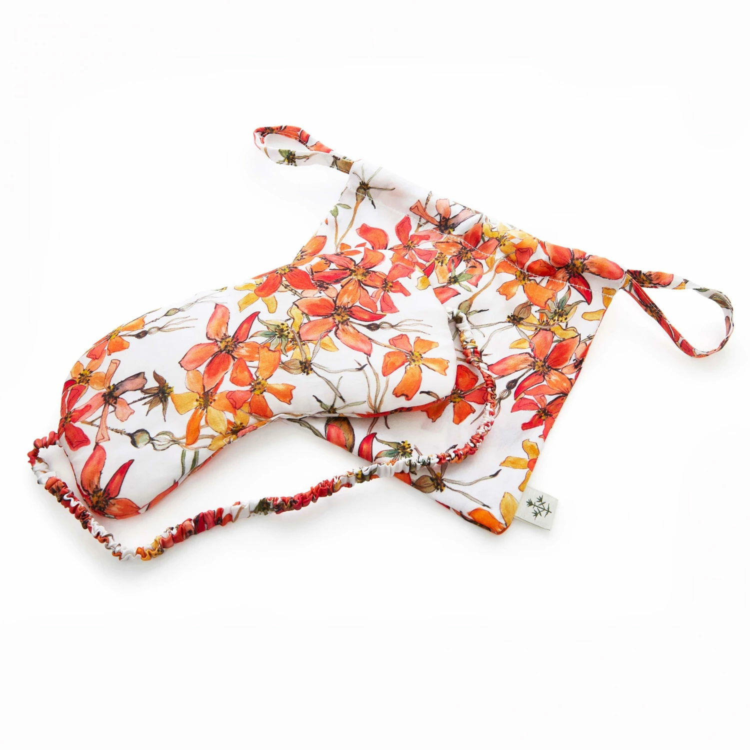 Bertioli By Thyme Silk Sleep Mask In Wild Rose 4 Bertioli By Thyme Silk Sleep Mask In Wild Rose