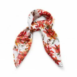 Bertioli By Thyme Silkwear Silk Head Scarf In Wild Rose