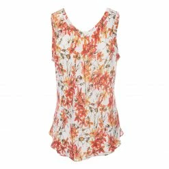 Bertioli By Thyme Silkwear Silk Camisole Top In Wild Rose