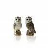 Quail Barn Owl Salt & Pepper Shakers Ceramics