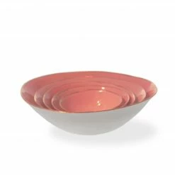 Thyme Nest Of Hand Made Bowl With Gold Rim 8 Thyme Nest Of Hand Made Bowl With Gold Rim